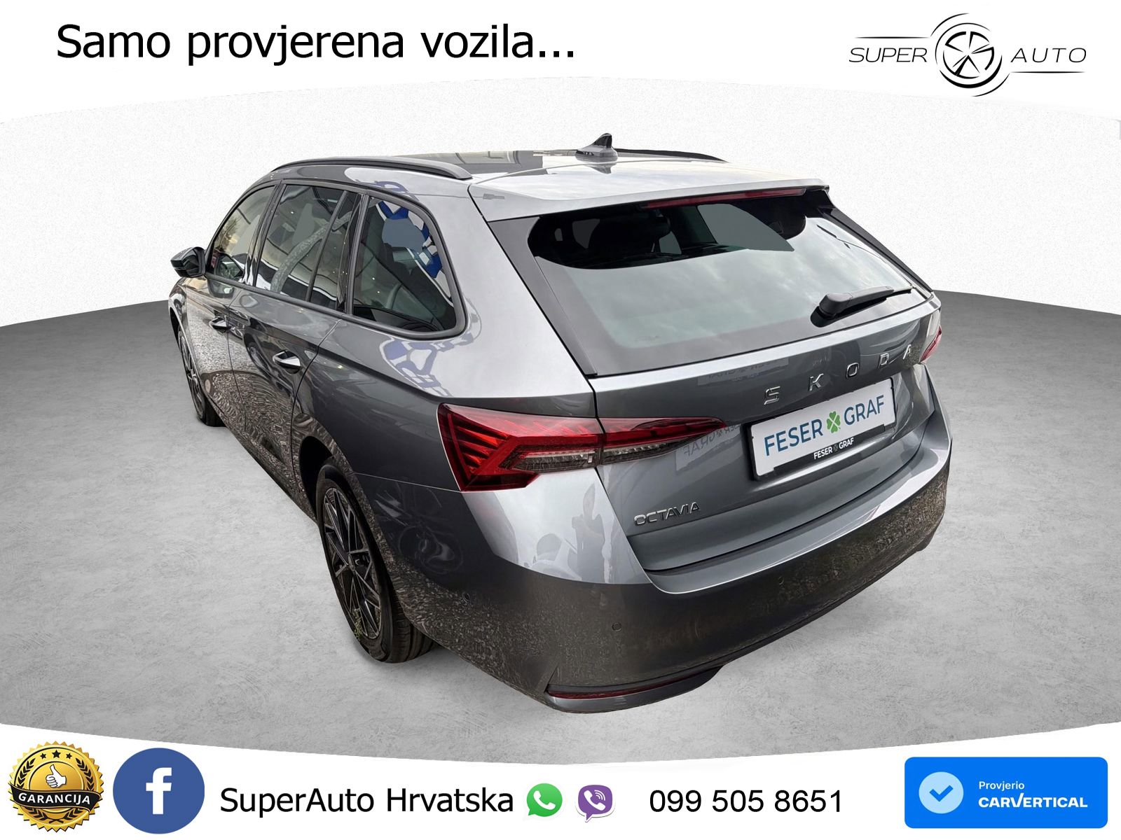 Škoda Octavia Combi 2.0 TDI (150 KS) DSG LED+GR SJED+ACC