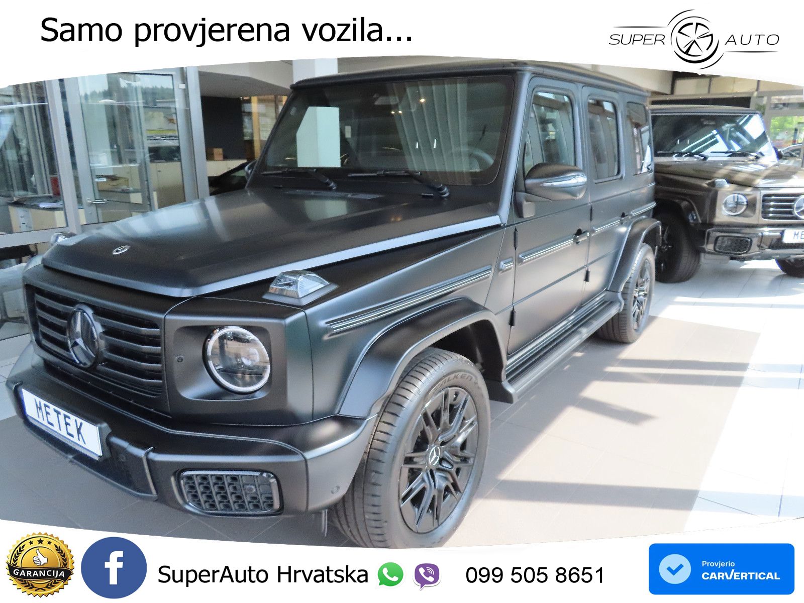 Mercedes G 450d Long (367 KS) 4MATIC 9G-TRONIC AMG LED+GR SJED+ACC
