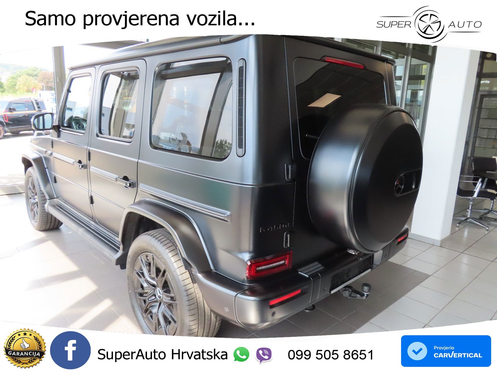 Mercedes G 450d Long (367 KS) 4MATIC 9G-TRONIC AMG LED+GR SJED+ACC