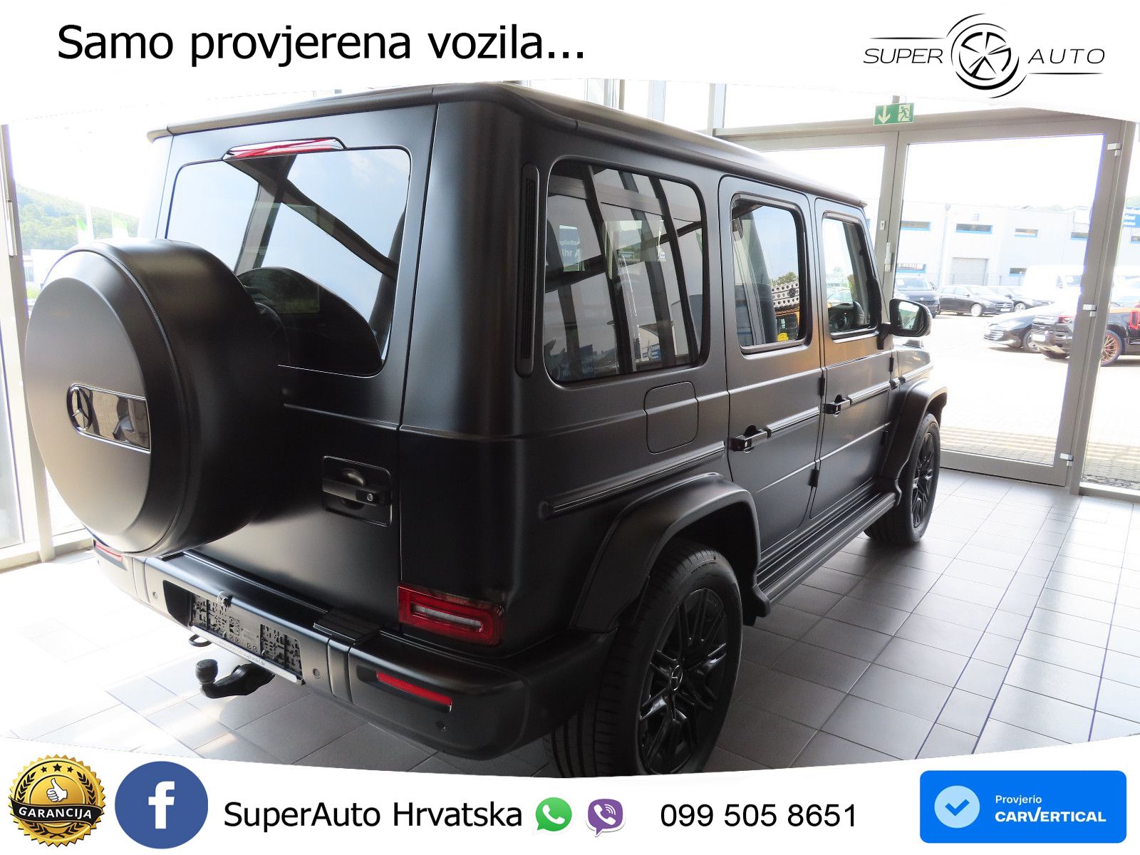 Mercedes G 450d Long (367 KS) 4MATIC 9G-TRONIC AMG LED+GR SJED+ACC