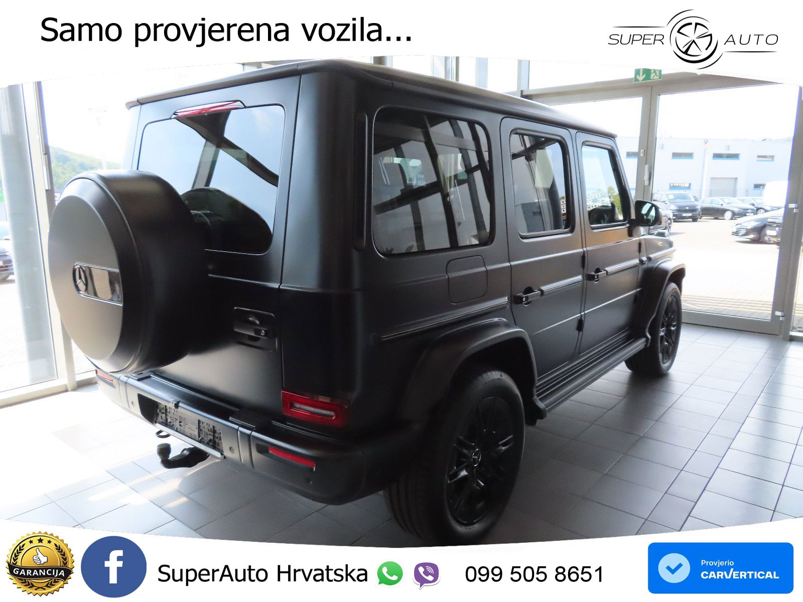 Mercedes G 450d Long (367 KS) 4MATIC 9G-TRONIC AMG LED+GR SJED+ACC