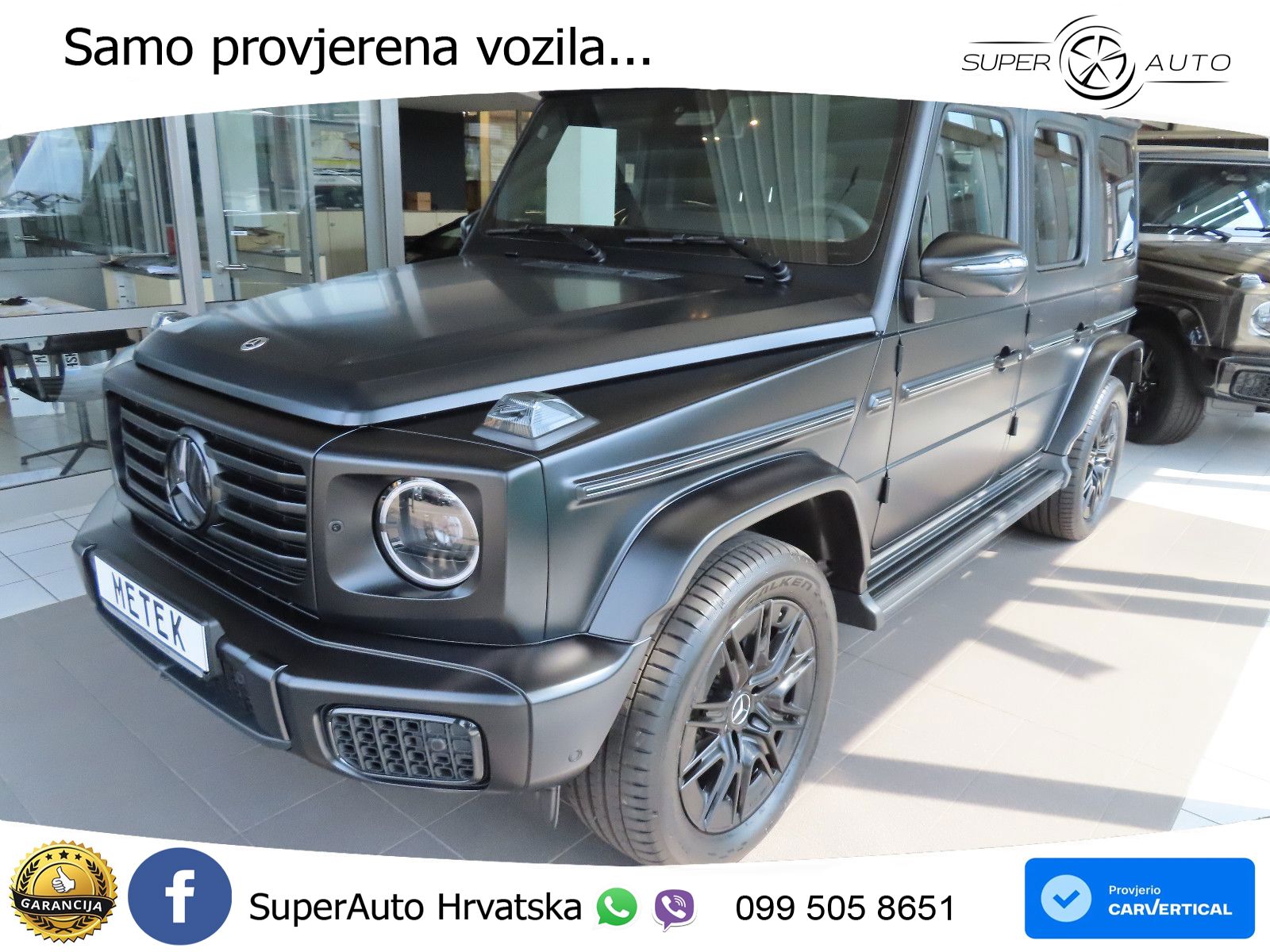 Mercedes G 450d Long (367 KS) 4MATIC 9G-TRONIC AMG LED+GR SJED+ACC