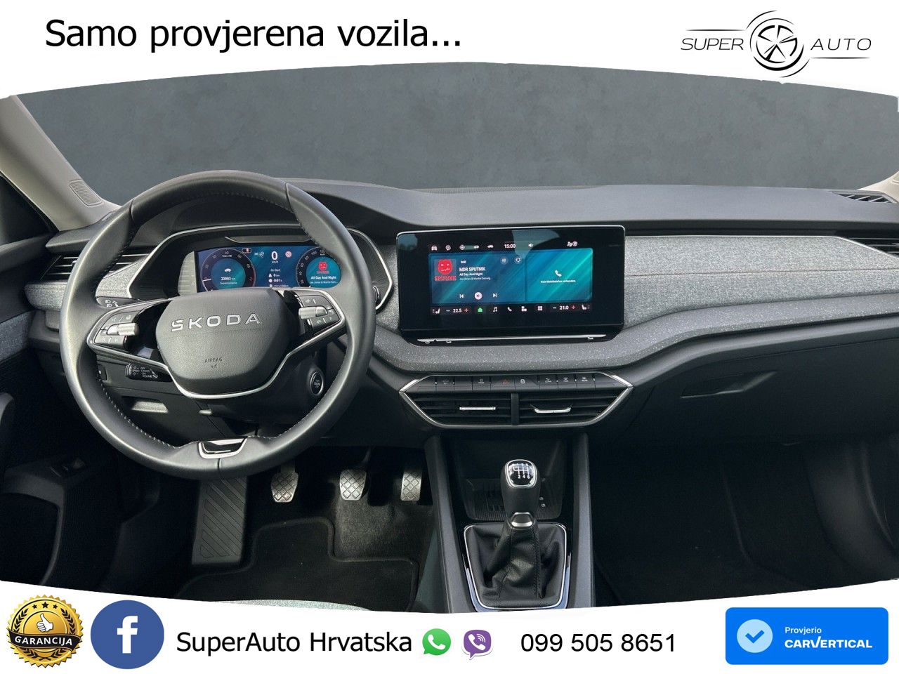 Škoda Octavia Combi 1.5 TSI (150 KS) MATRIX+GR SJED+KAM