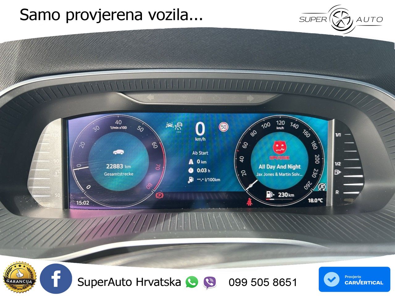 Škoda Octavia Combi 1.5 TSI (150 KS) MATRIX+GR SJED+KAM