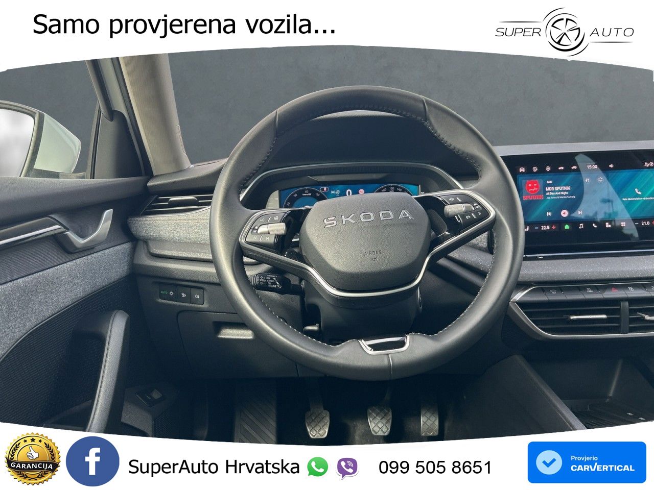 Škoda Octavia Combi 1.5 TSI (150 KS) MATRIX+GR SJED+KAM