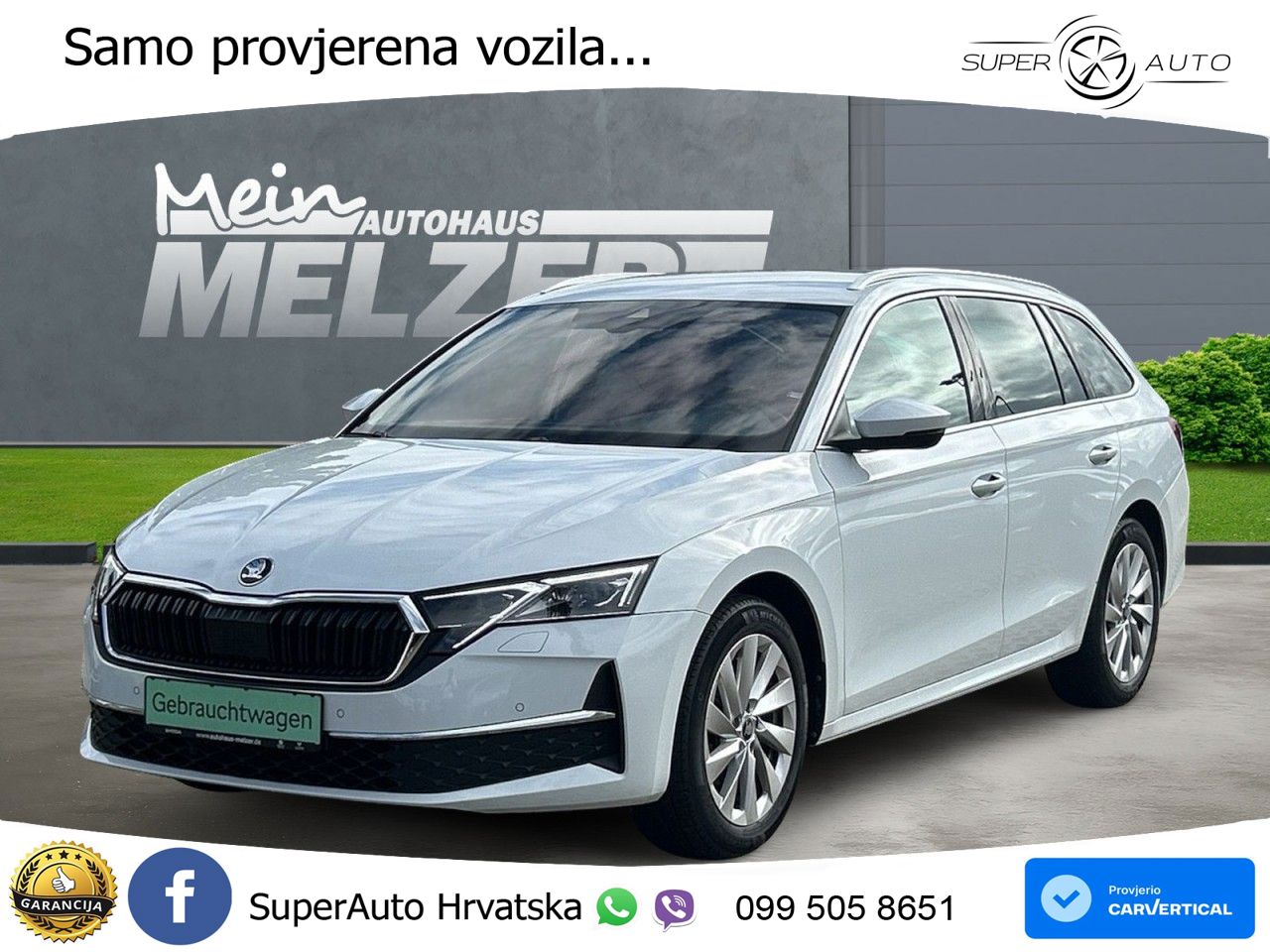 Škoda Octavia Combi 1.5 TSI (150 KS) MATRIX+GR SJED+KAM
