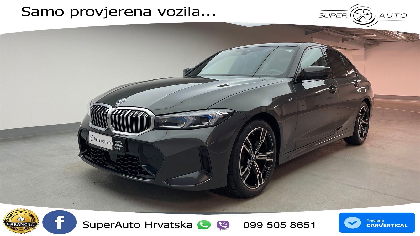BMW 320d (190 KS) Steptronic M Sport LED+GR SJED+ACC