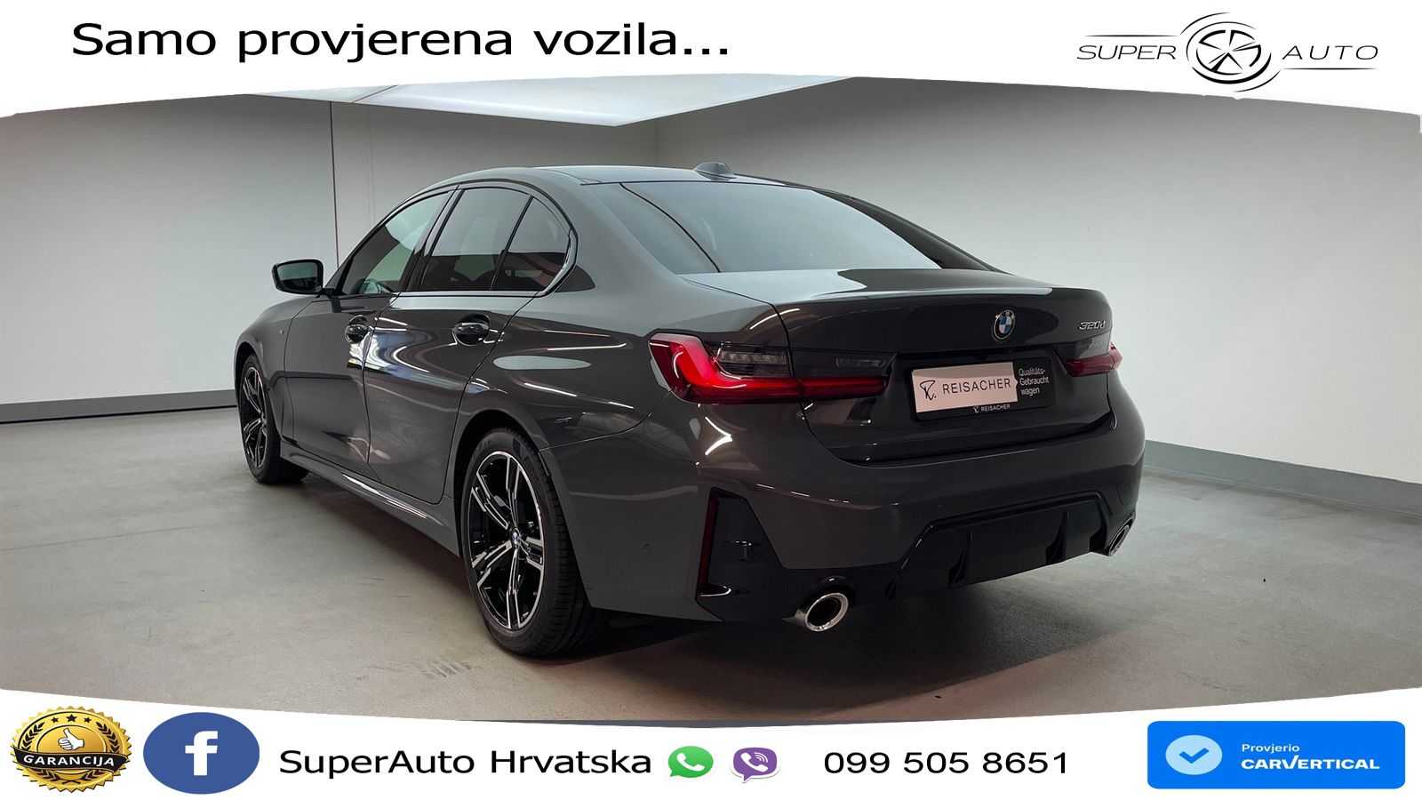 BMW 320d (190 KS) Steptronic M Sport LED+GR SJED+ACC