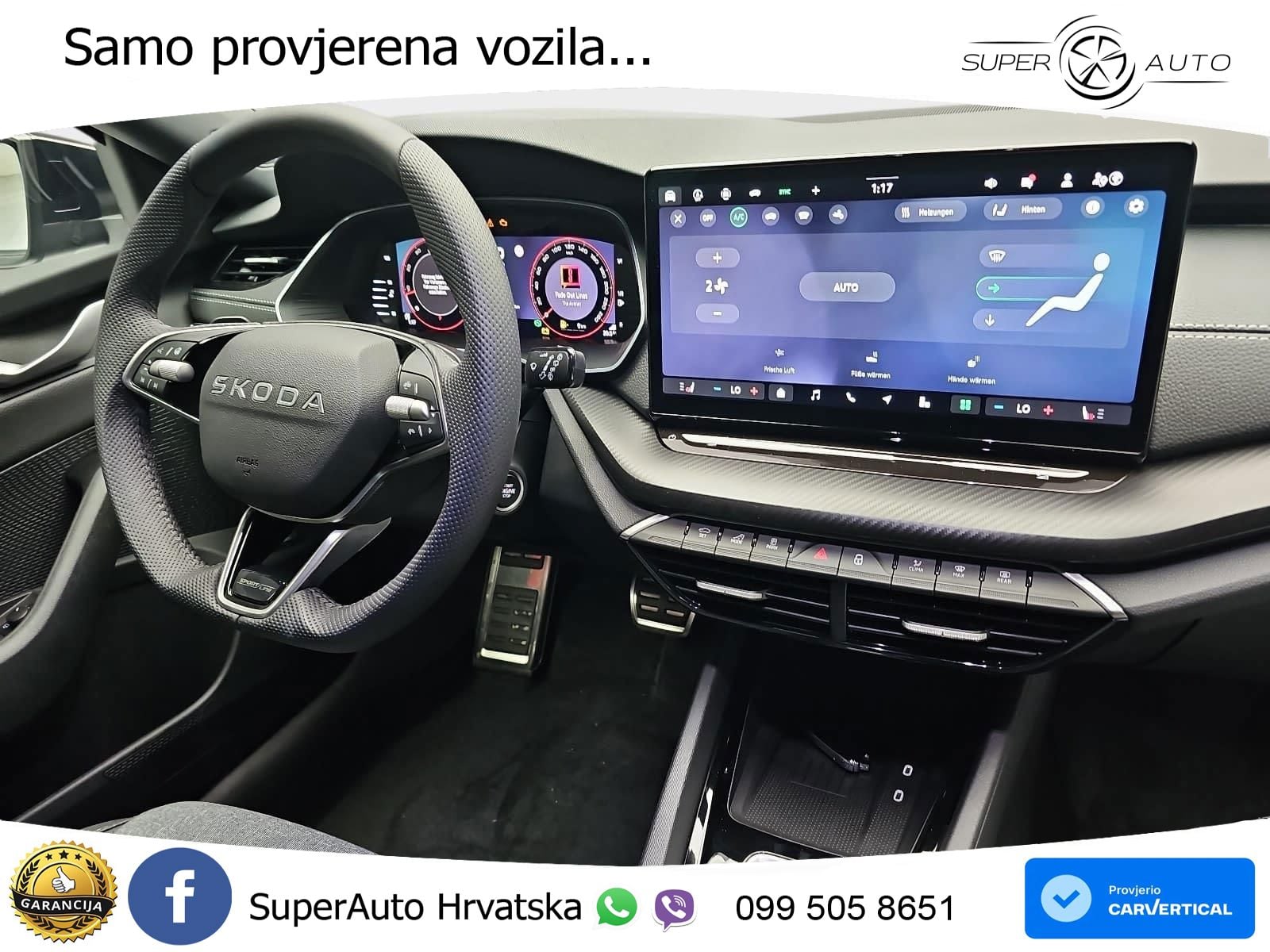 Škoda Octavia Combi 2.0 TSI (204 KS) 4x4 DSG SportLine LED+GR SJED+ACC