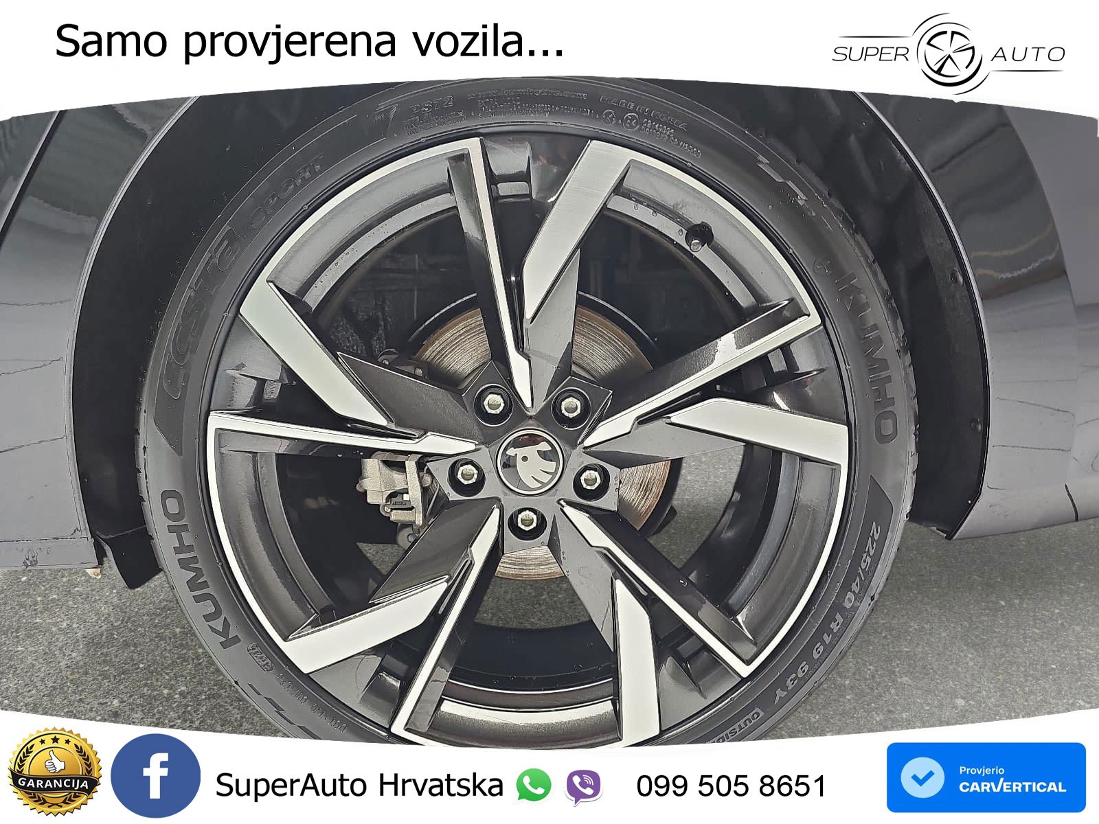 Škoda Octavia Combi 2.0 TSI (204 KS) 4x4 DSG SportLine LED+GR SJED+ACC