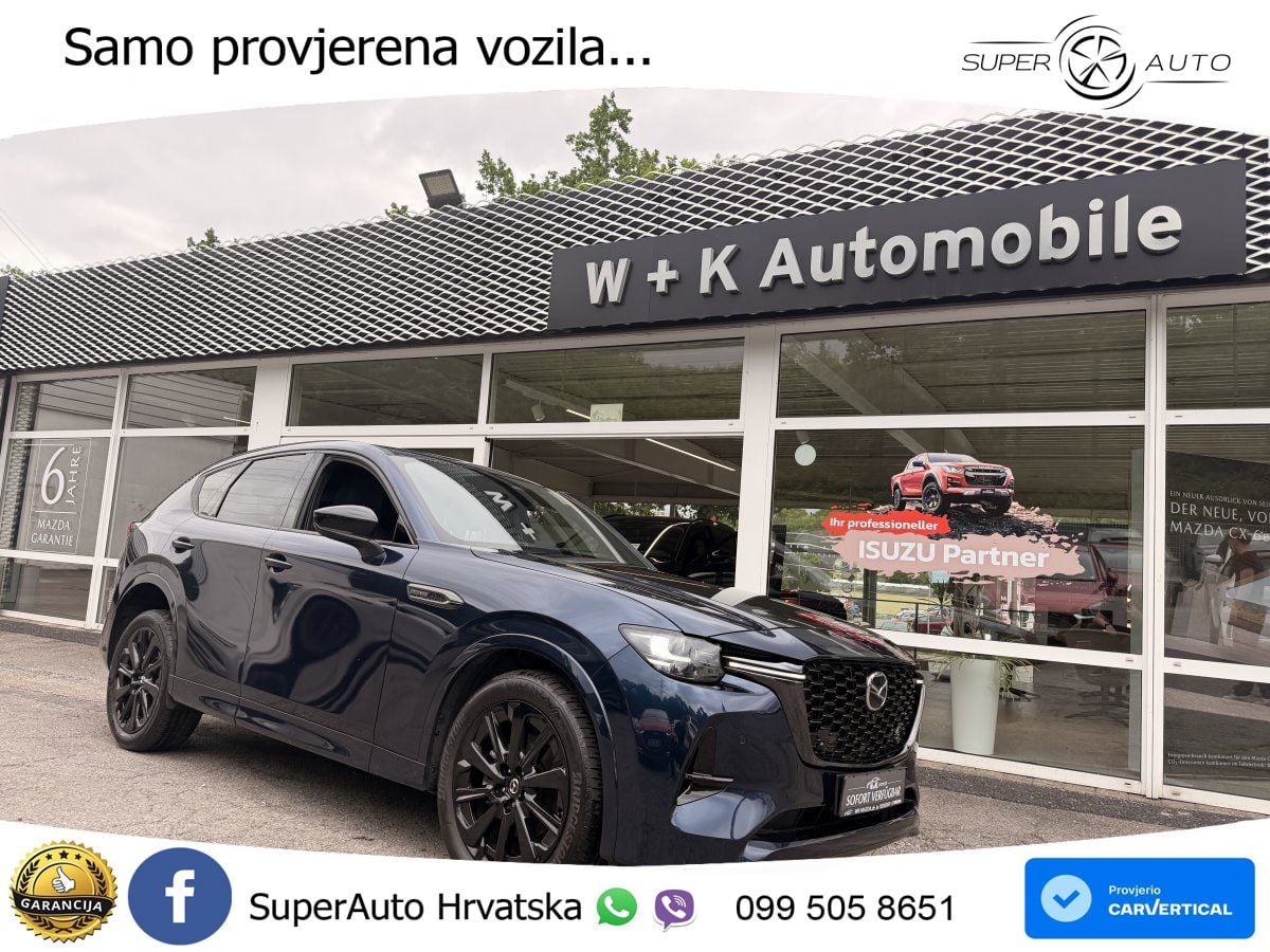 Mazda CX-60 3.3 e-Skyactiv D (254 KS) AWD Automatic MATRIX+GR SJED+KAM