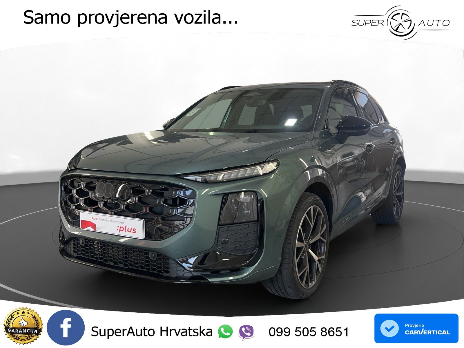 Audi Q3 2.0 TDI (150 KS) S tronic S line LED+GR SJED+ACC