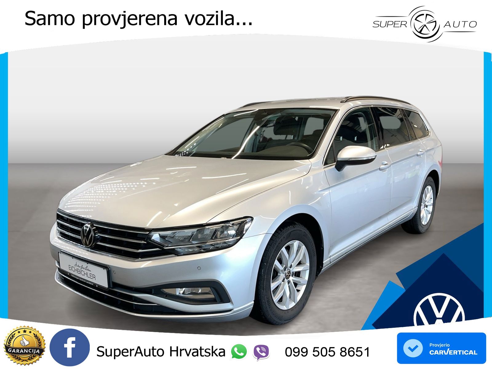 Volkswagen Passat Variant 2.0 TDI (150 KS) DSG Business LED+GR SJED+ACC