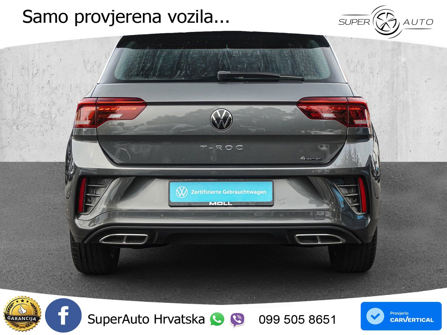 Volkswagen T-Roc 2.0 TDI (150 KS) 4M DSG R-Line LED+GR SJED+ACC