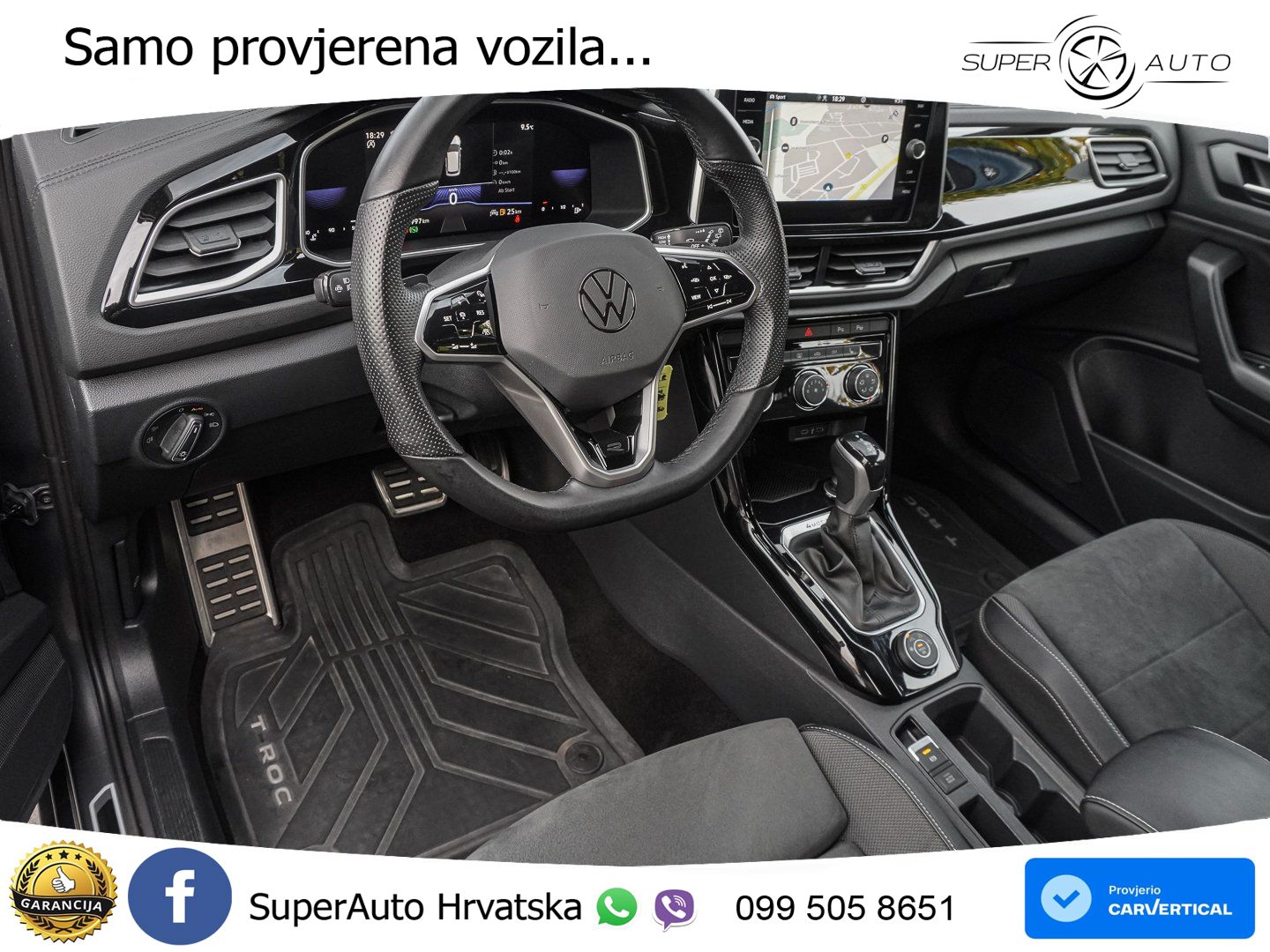 Volkswagen T-Roc 2.0 TDI (150 KS) 4M DSG R-Line LED+GR SJED+ACC