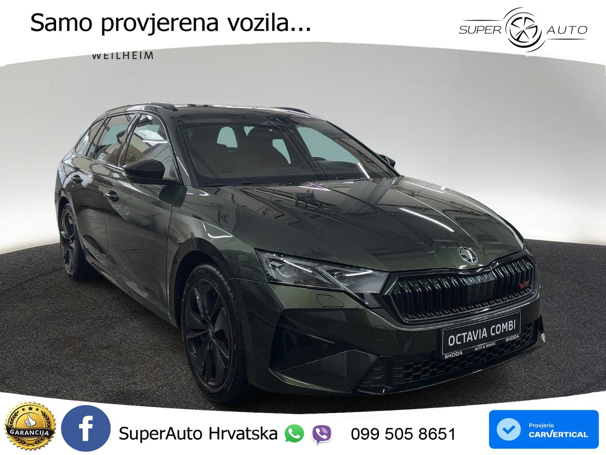 Škoda Octavia Combi RS 2.0 TSI (265 KS) DSG LED+GR SJED+ACC