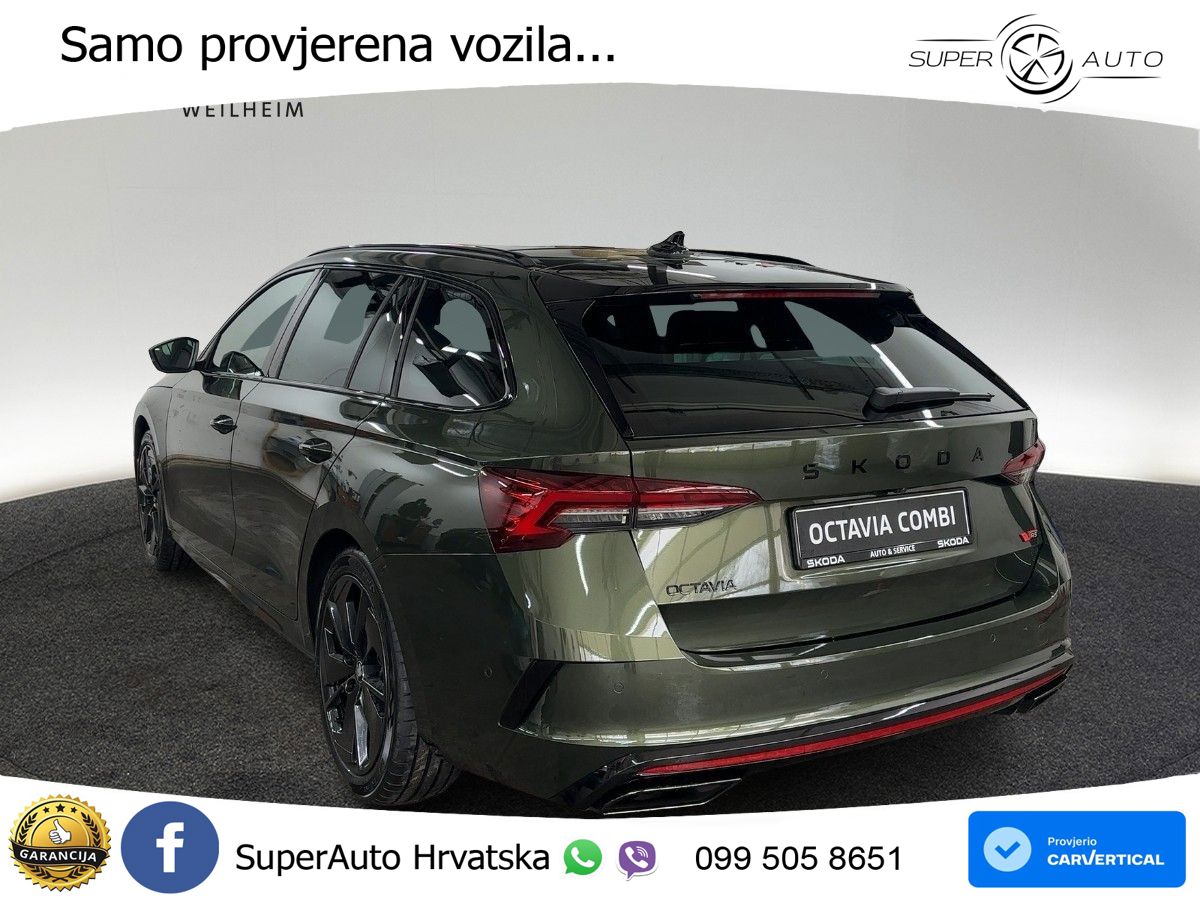Škoda Octavia Combi RS 2.0 TSI (265 KS) DSG LED+GR SJED+ACC