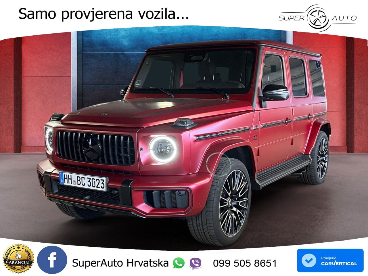 Mercedes AMG G 63 Long V8 (585 KS) 4MATIC 9G-TRONIC AMG SPEEDSHIFT TCT LED+ACC