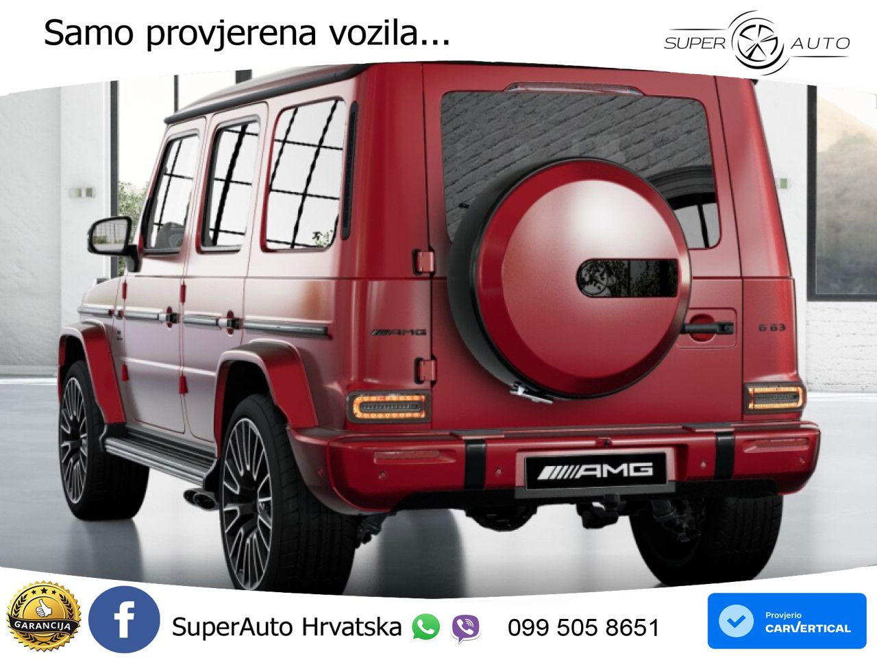 Mercedes AMG G 63 Long V8 (585 KS) 4MATIC 9G-TRONIC AMG SPEEDSHIFT TCT LED+ACC