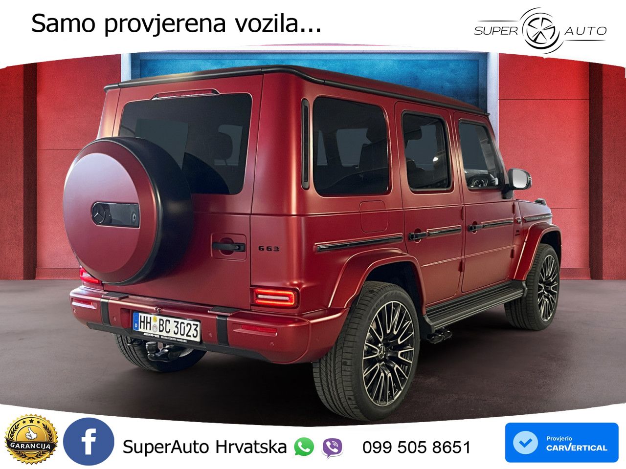 Mercedes AMG G 63 Long V8 (585 KS) 4MATIC 9G-TRONIC AMG SPEEDSHIFT TCT LED+ACC
