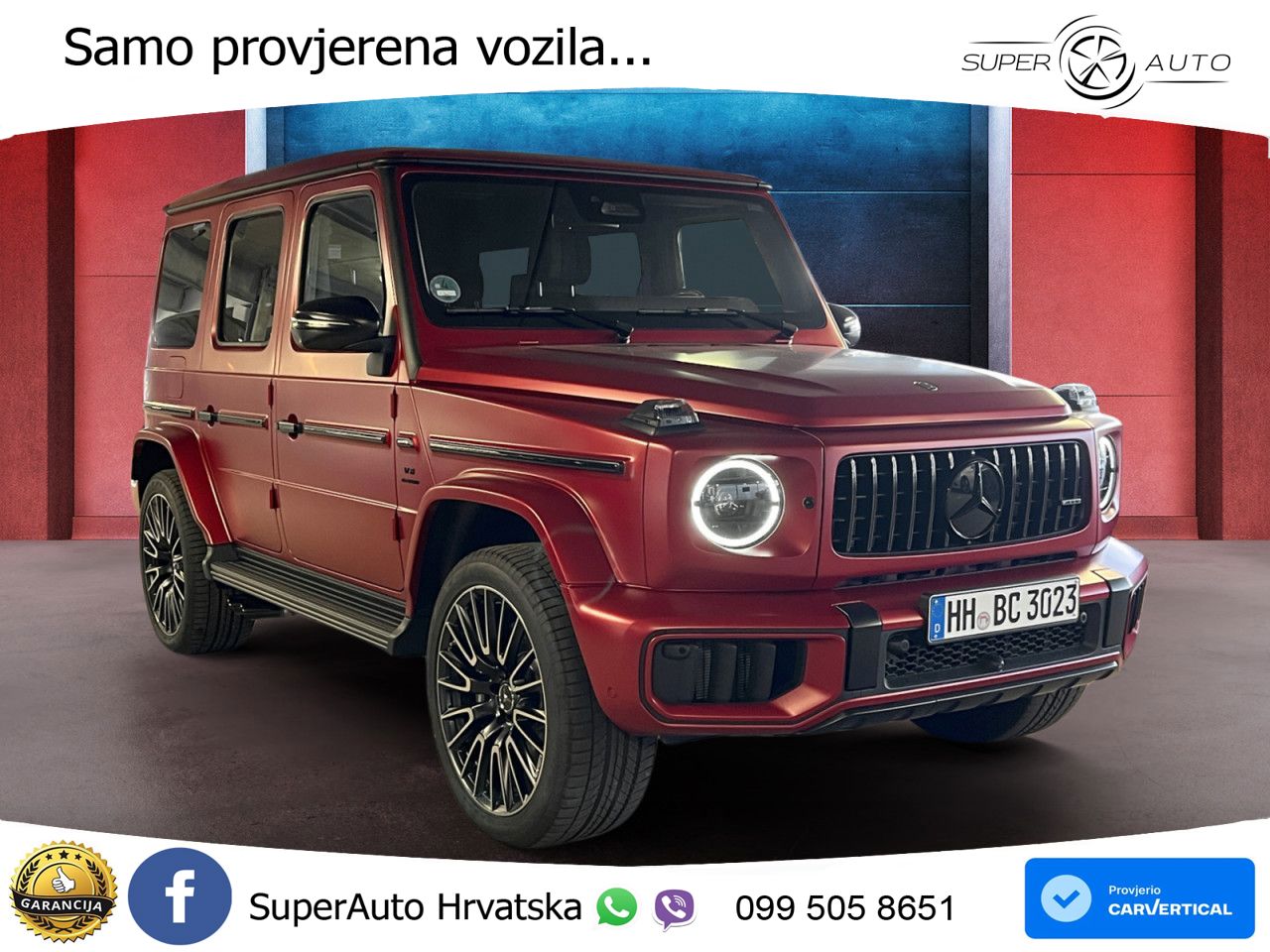 Mercedes AMG G 63 Long V8 (585 KS) 4MATIC 9G-TRONIC AMG SPEEDSHIFT TCT LED+ACC