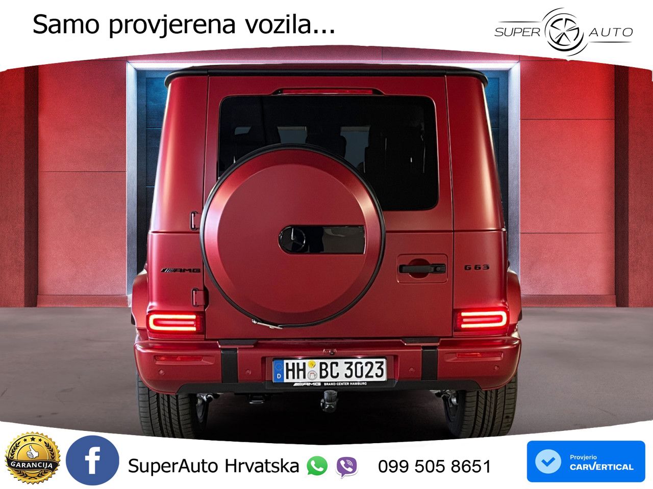 Mercedes AMG G 63 Long V8 (585 KS) 4MATIC 9G-TRONIC AMG SPEEDSHIFT TCT LED+ACC