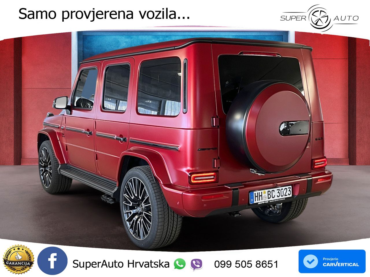Mercedes AMG G 63 Long V8 (585 KS) 4MATIC 9G-TRONIC AMG SPEEDSHIFT TCT LED+ACC
