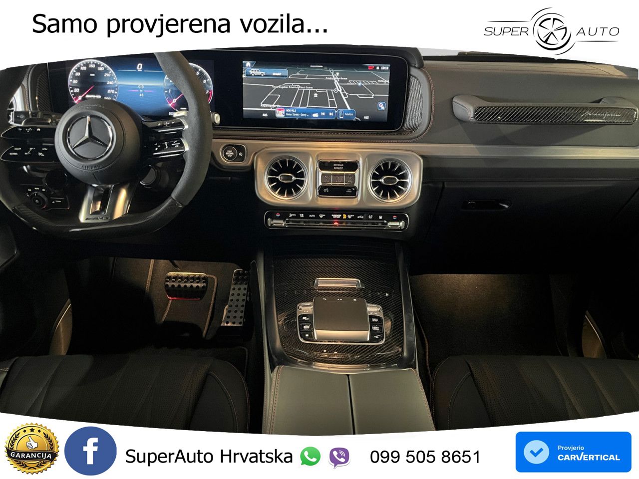 Mercedes AMG G 63 Long V8 (585 KS) 4MATIC 9G-TRONIC AMG SPEEDSHIFT TCT LED+ACC