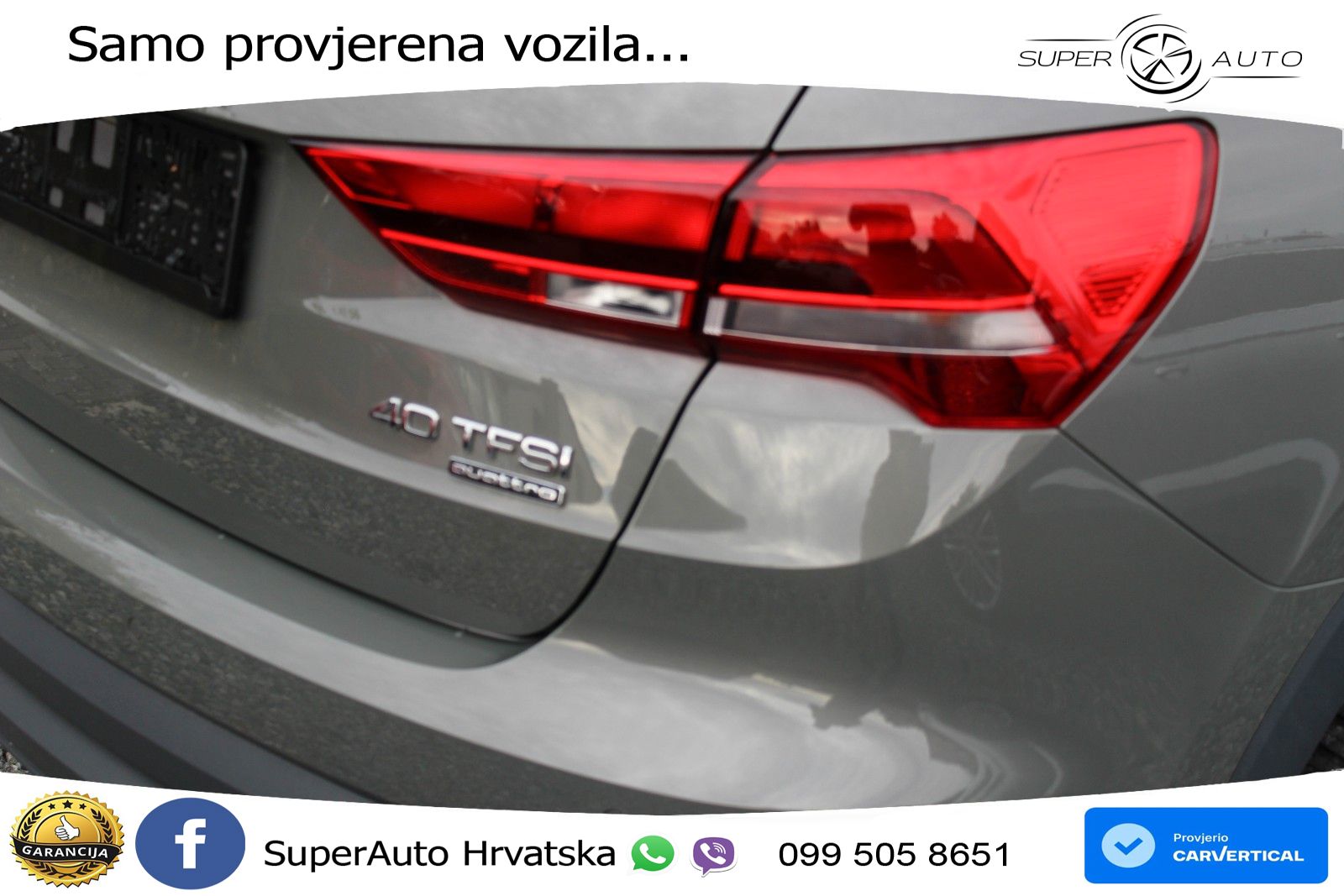 Audi Q3 40 TFSI (190 KS) quattro S tronic LED+GR SJED+ACC