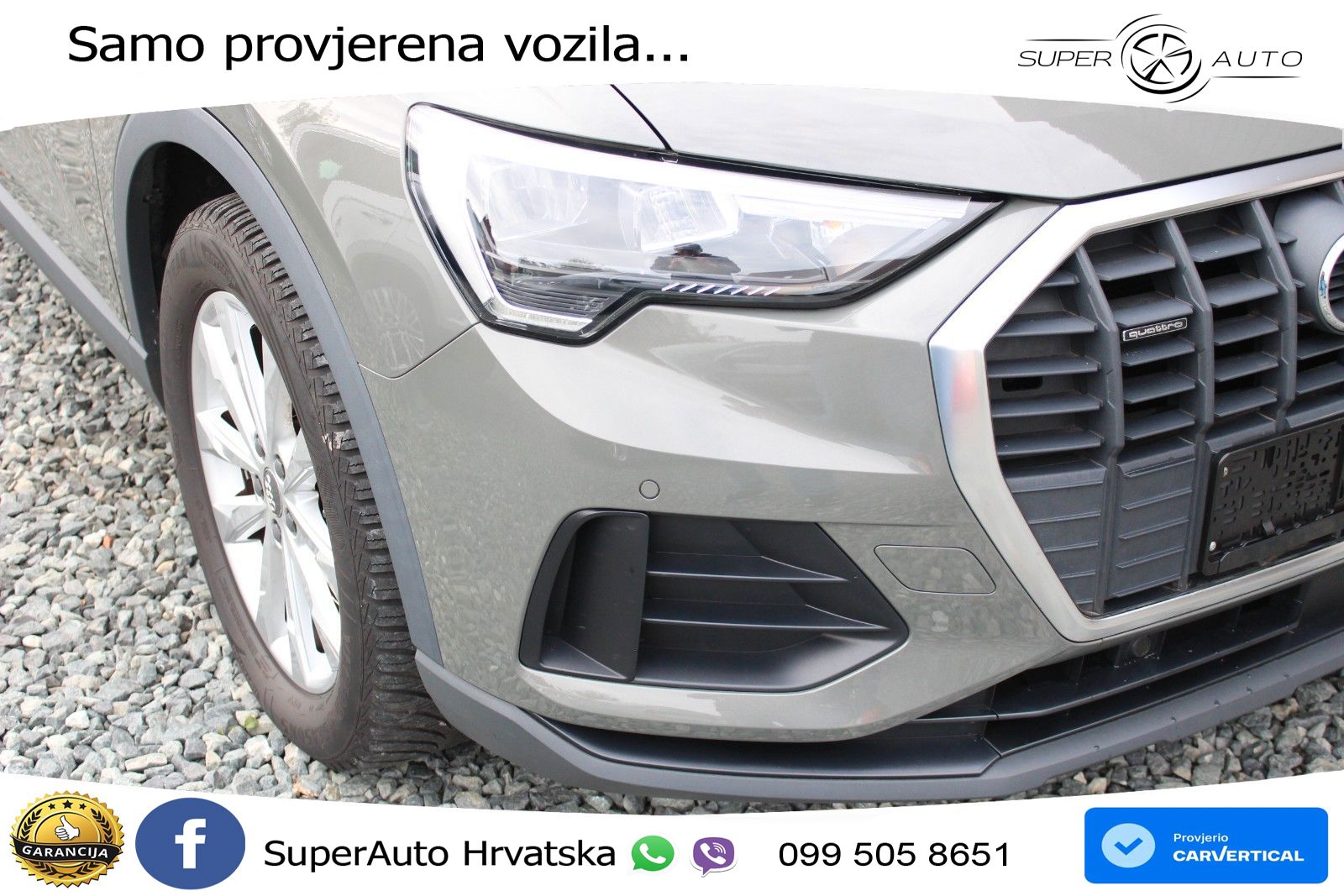 Audi Q3 40 TFSI (190 KS) quattro S tronic LED+GR SJED+ACC