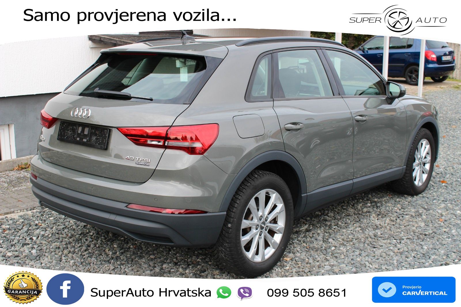 Audi Q3 40 TFSI (190 KS) quattro S tronic LED+GR SJED+ACC
