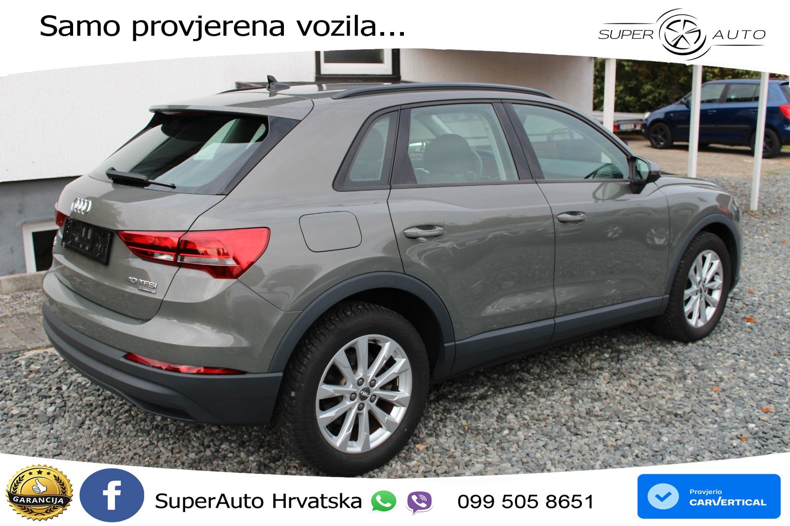 Audi Q3 40 TFSI (190 KS) quattro S tronic LED+GR SJED+ACC