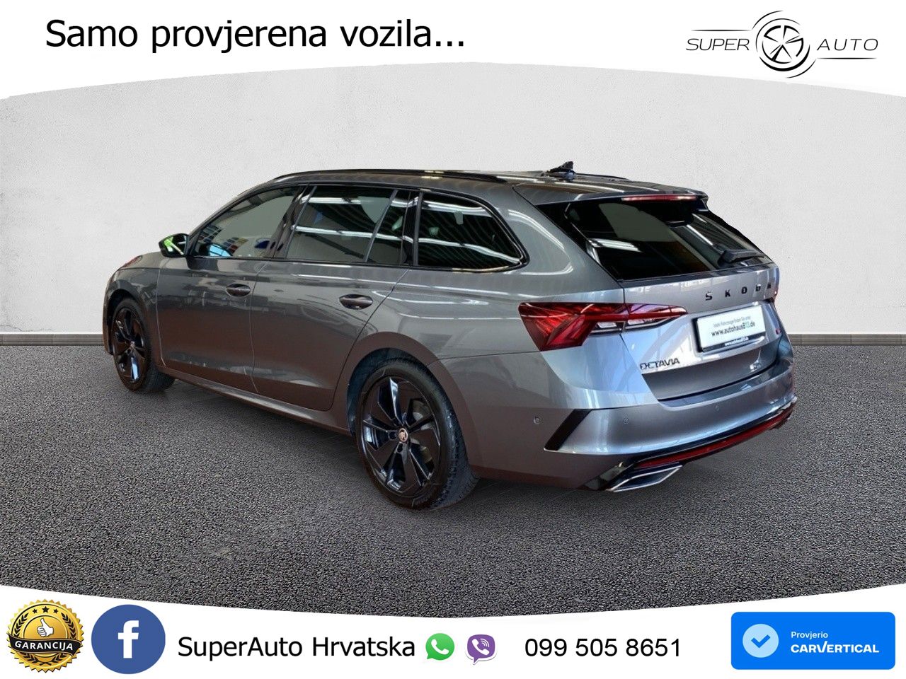 Škoda Octavia Combi RS 2.0 TDI (200 KS) DSG LED+GR SJED+ACC