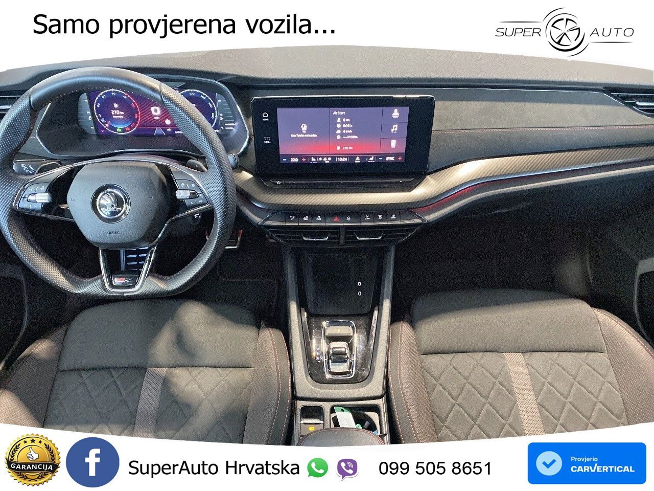 Škoda Octavia Combi RS 2.0 TDI (200 KS) DSG LED+GR SJED+ACC