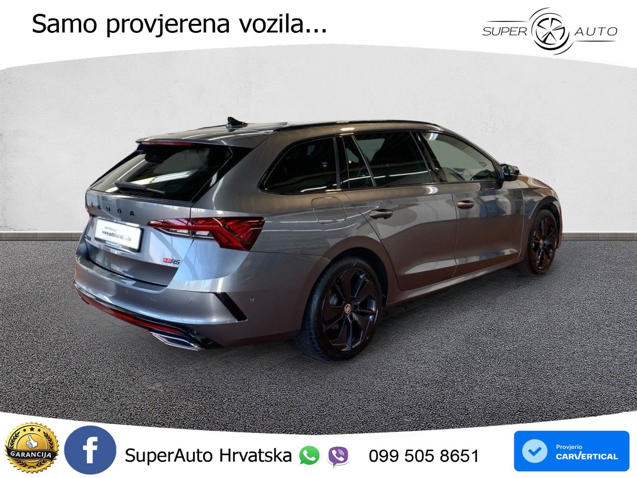 Škoda Octavia Combi RS 2.0 TDI (200 KS) DSG LED+GR SJED+ACC