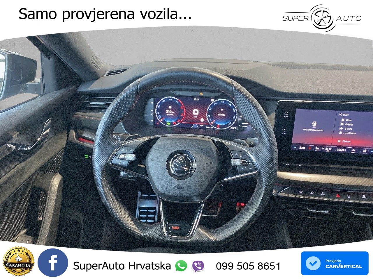 Škoda Octavia Combi RS 2.0 TDI (200 KS) DSG LED+GR SJED+ACC