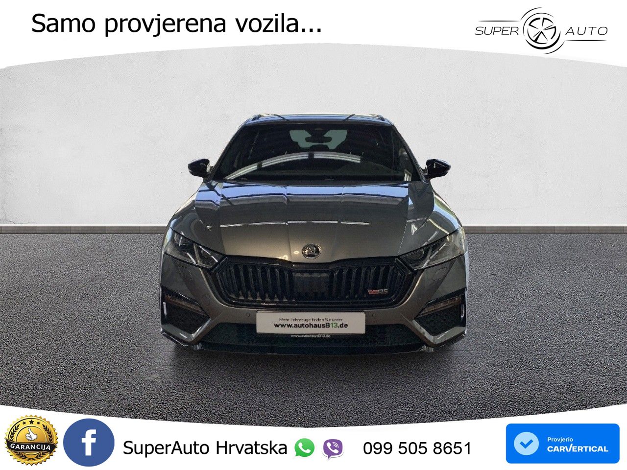 Škoda Octavia Combi RS 2.0 TDI (200 KS) DSG LED+GR SJED+ACC