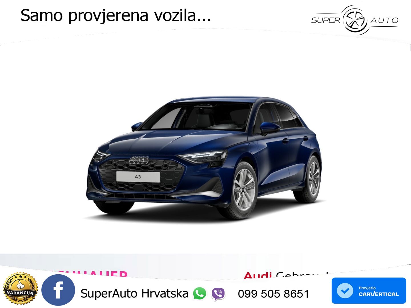 Audi A3 Sportback 40 TFSI e (204 KS) Plug-in Hybrid S tronic LED+GR SJED+ACC