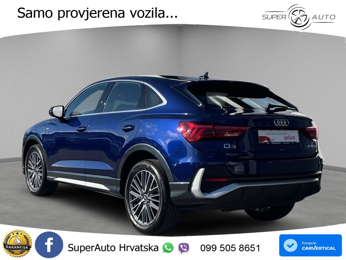 Audi Q3 Sportback 45 TFSIe (245 KS) S tronic S line