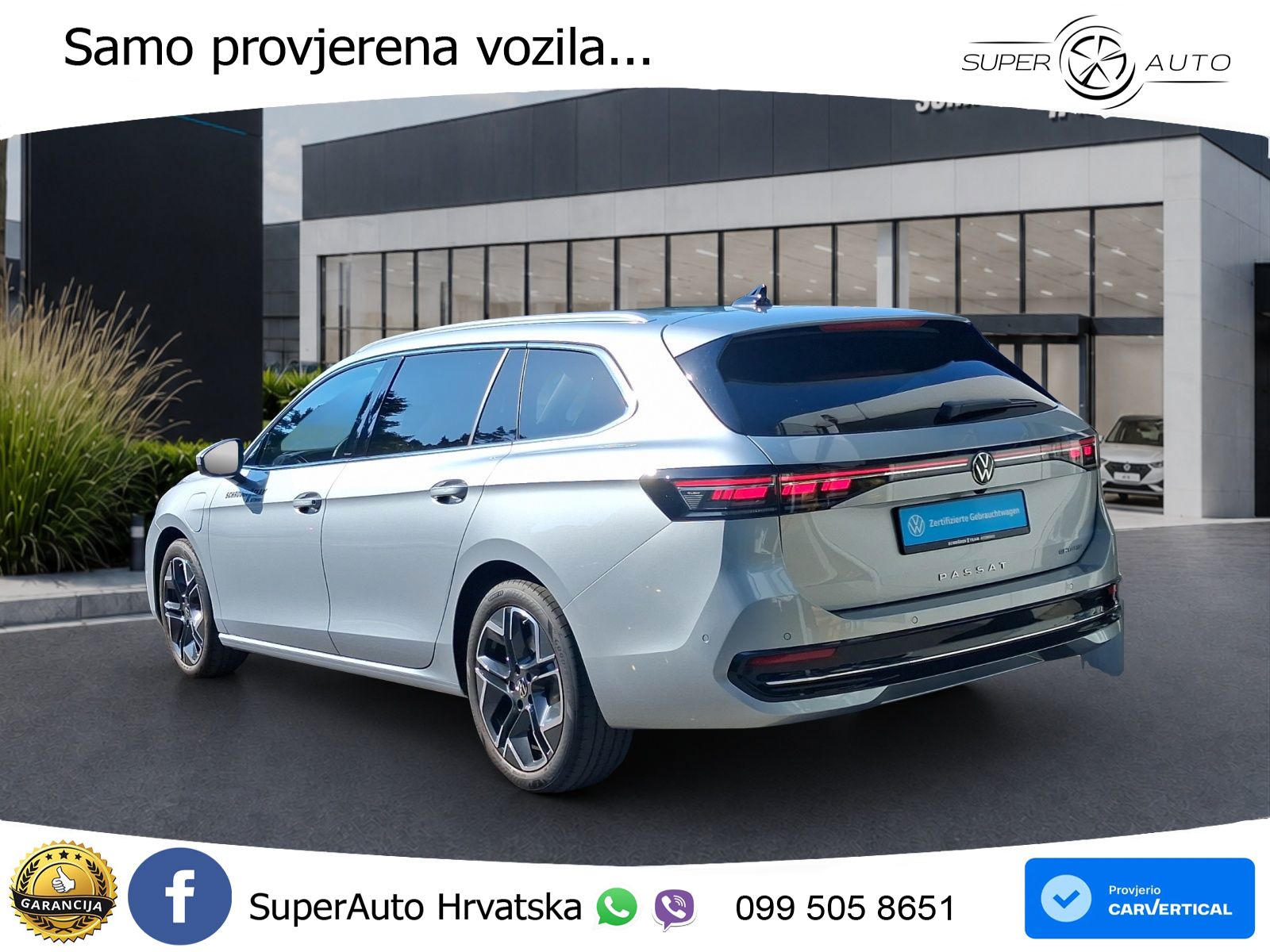 Volkswagen Passat Variant 1.5 TSI (204 KS) eHybrid DSG Elegance LED+GR SJED+ACC