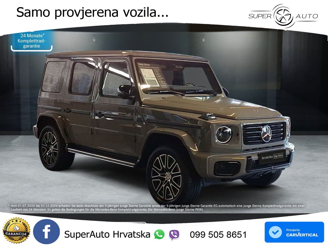Mercedes G 580 EQ Long 116 kWh (587 KS) 4MATIC Superior LED+ACC