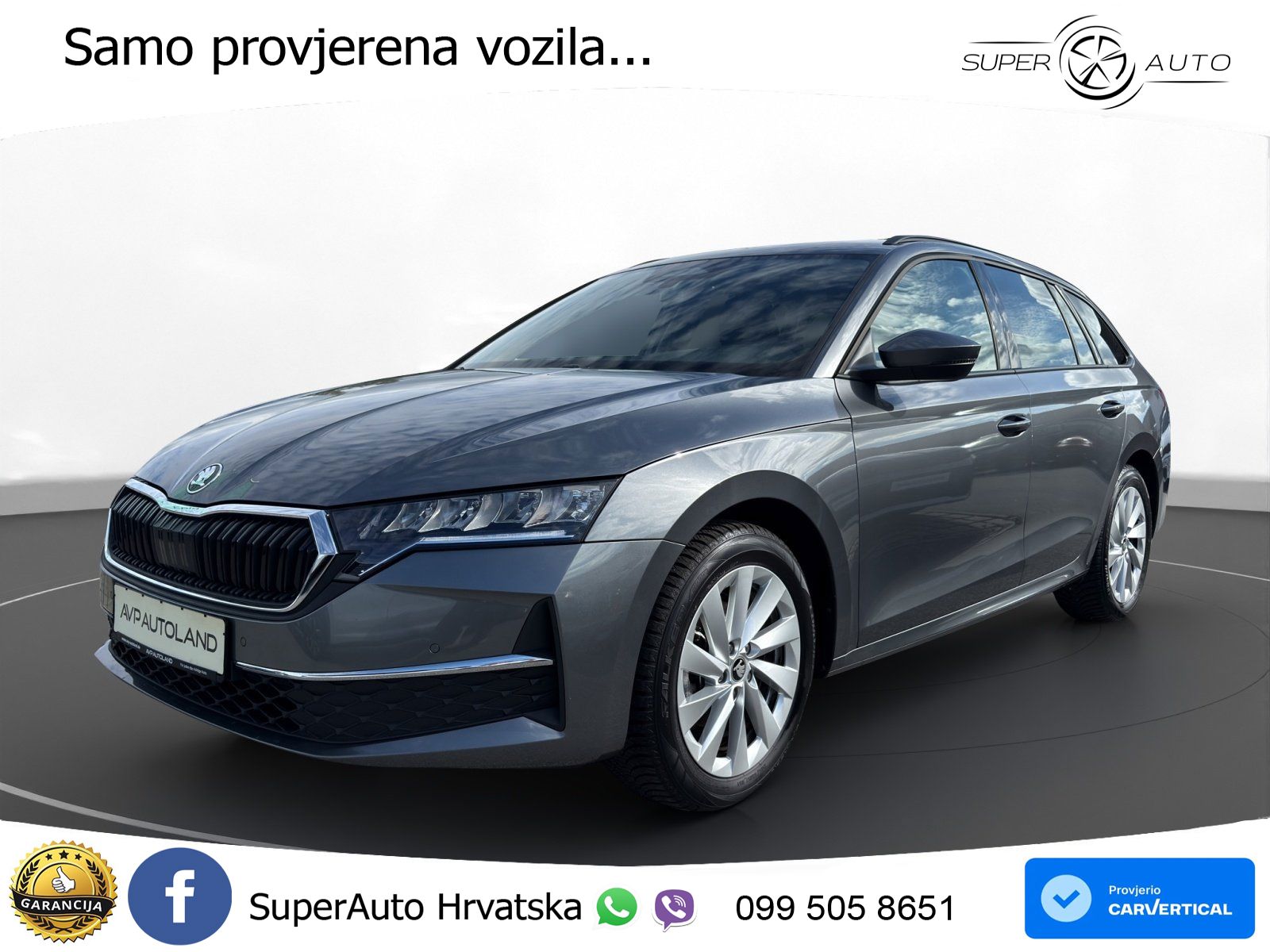 Škoda Octavia Combi 2.0 TDI (150 KS) DSG Selection LED+GR SJED+ACC
