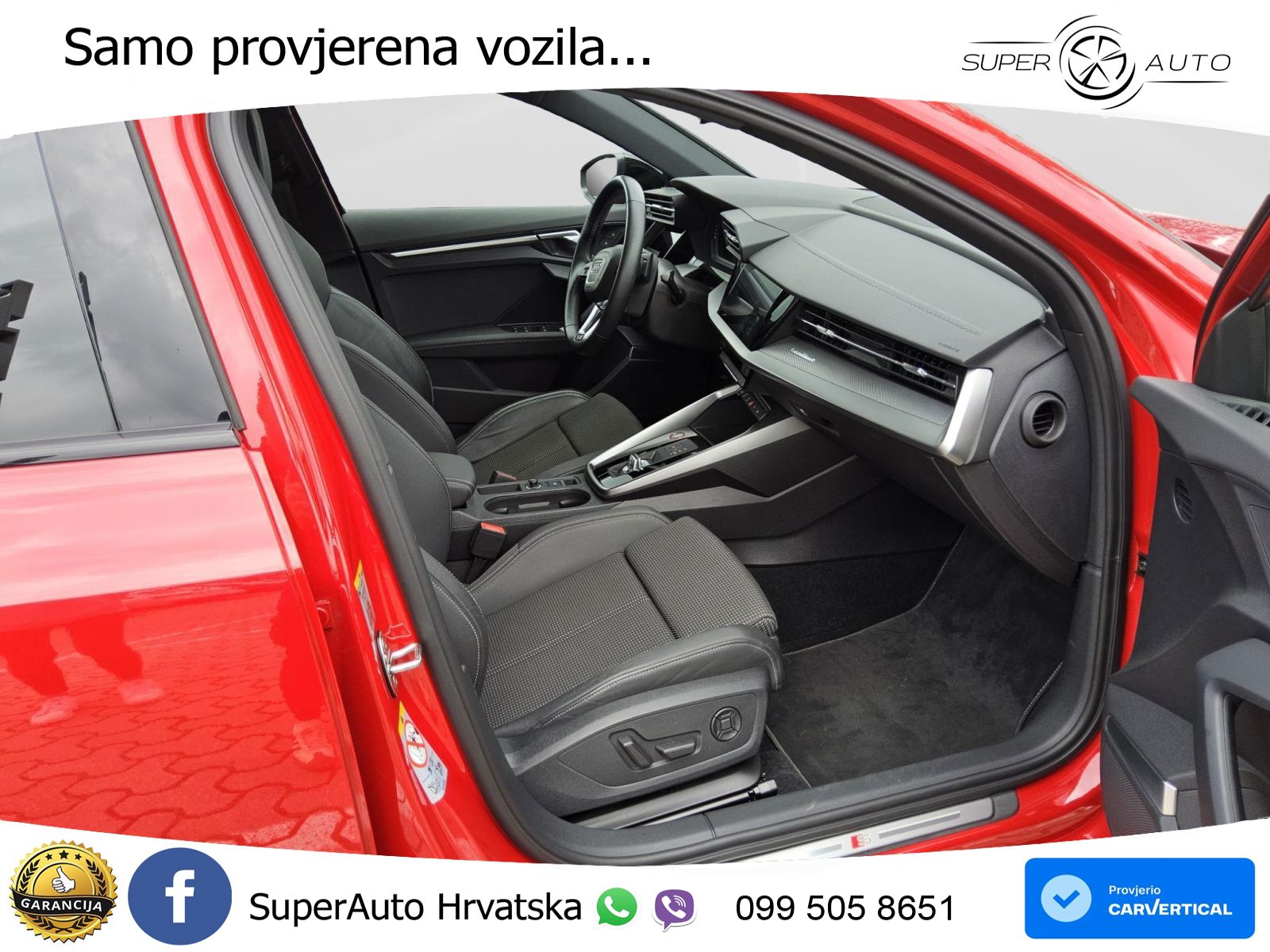 Audi S3 Limuzina 2.0 TFSI (310 KS) quattro S tronic LED+GR SJED+ACC