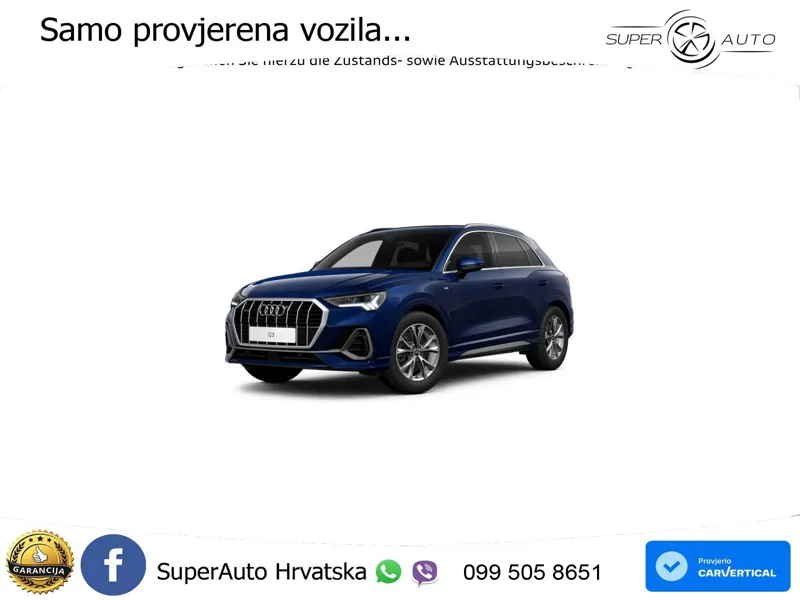Audi Q3 40 TFSI (190 KS) quattro S tronic S line MATRIX+GR SJED+KAM