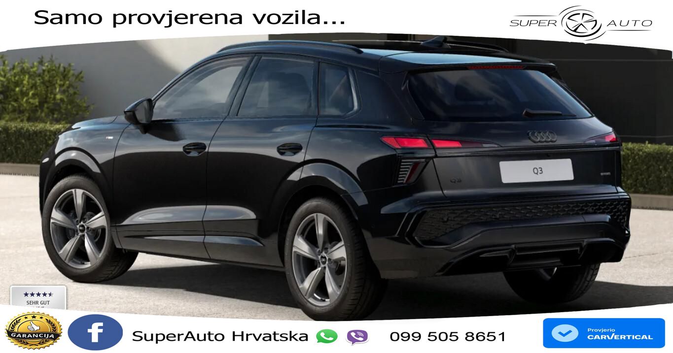 Audi Q3 2.0 TDI (193 KS) quattro S tronic S line LED+GR SJED+ACC