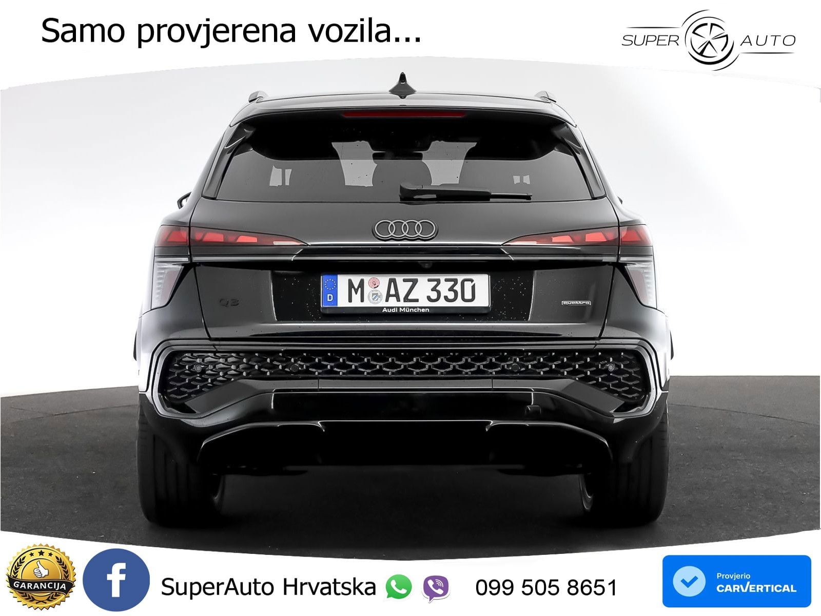 Audi Q3 2.0 TFSI (204 KS) quattro S tronic S line LED+GR SJED+ACC