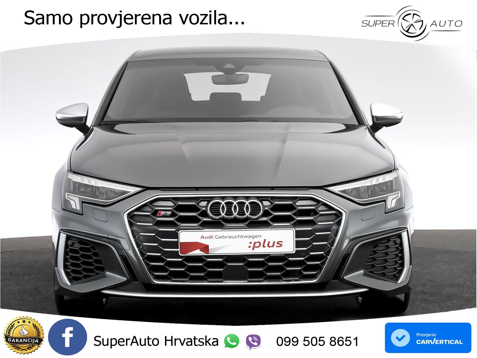 Audi S3 2.0 TFSI (310 KS) quattro S tronic LED+GR SJED+ACC