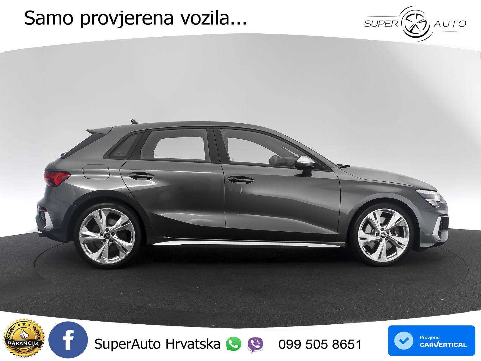 Audi S3 2.0 TFSI (310 KS) quattro S tronic LED+GR SJED+ACC