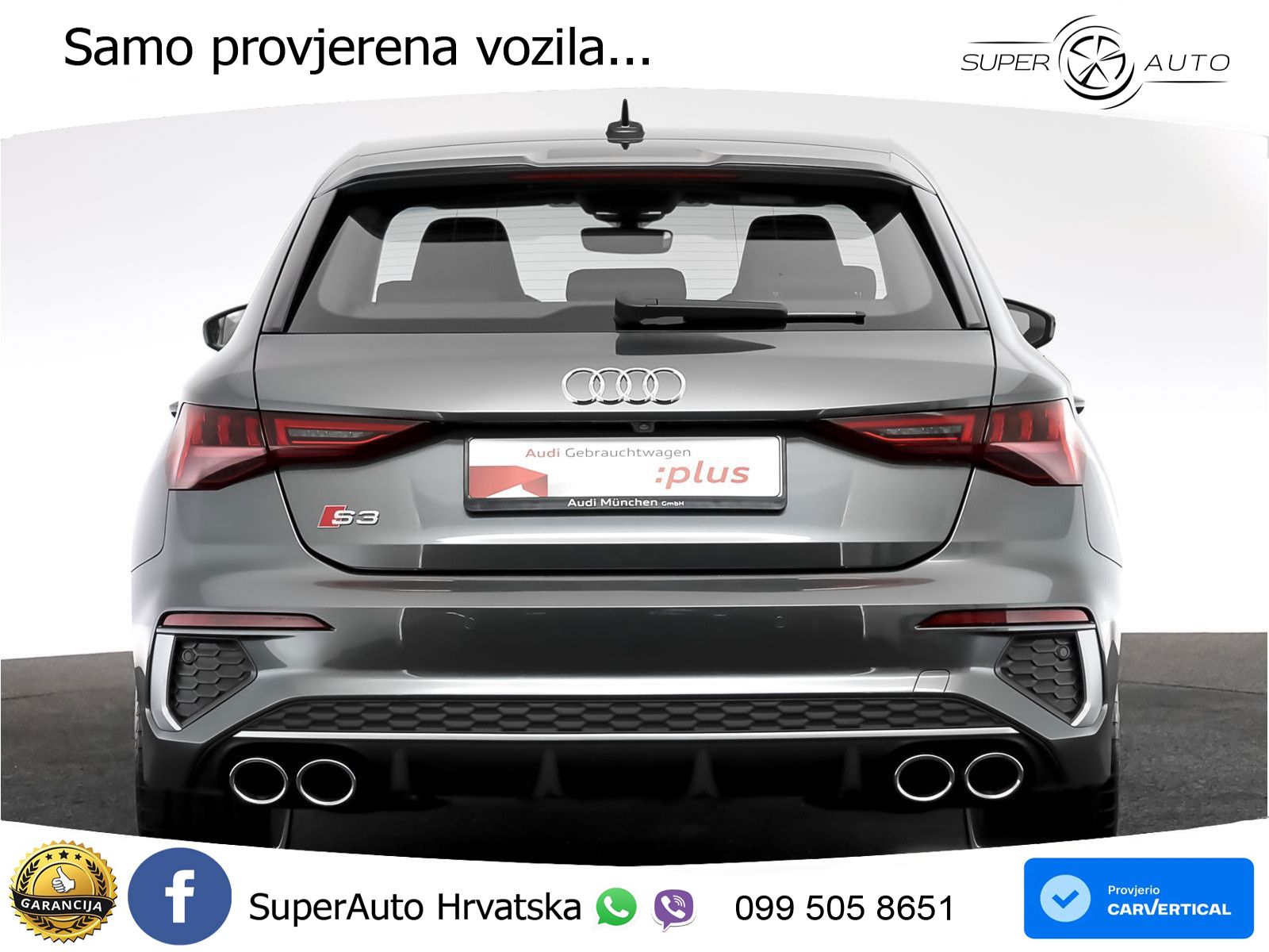 Audi S3 2.0 TFSI (310 KS) quattro S tronic LED+GR SJED+ACC
