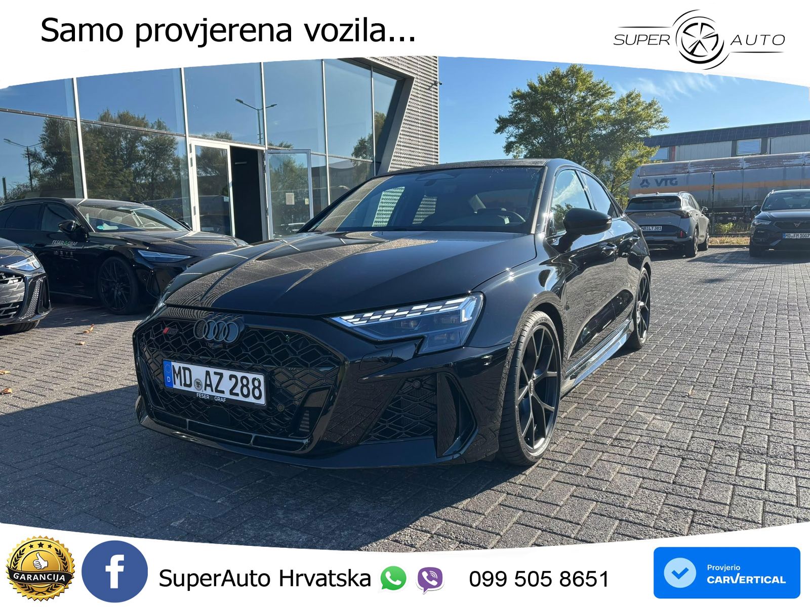 Audi RS3 Sedan 2.5 TFSI (400 KS) quattro S tronic LED+GR SJED+ACC